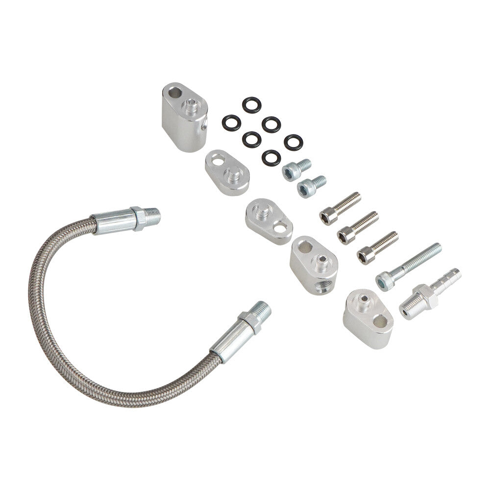 Pro Throttle Body Bypass Hose kit for GM LS Coolant / Steam Port Crossover Hose