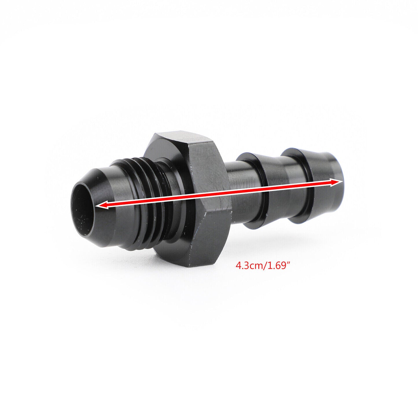 Barb Fitting 6An An-6 Male To 3/8 Fuel Hose Adapter AN6 -6AN 3/8 Push Lock