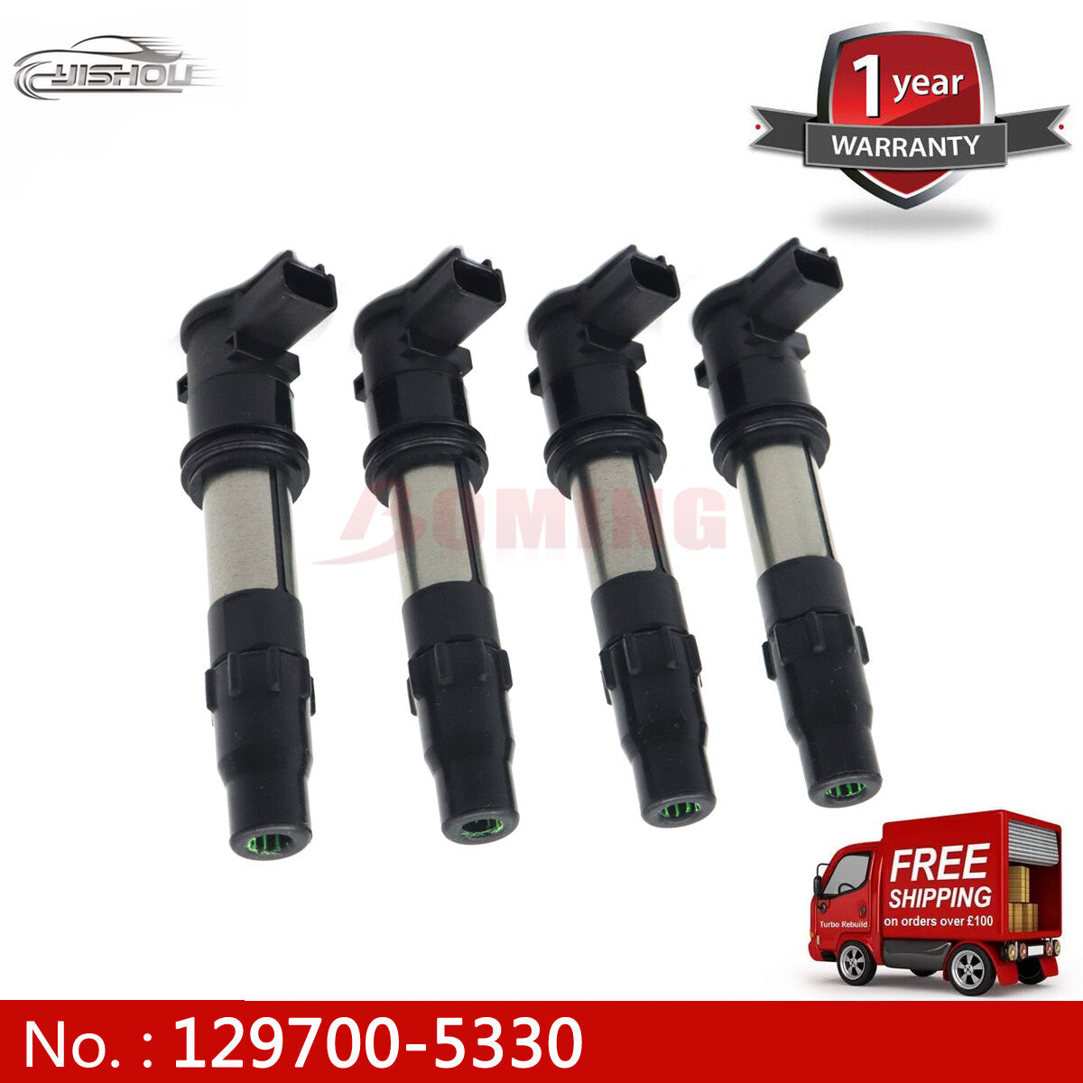 129700-5330 4PX ignition coil suitable for Suzuki GSX-R600, GSXS750, and GSX1250F (2010-2015)