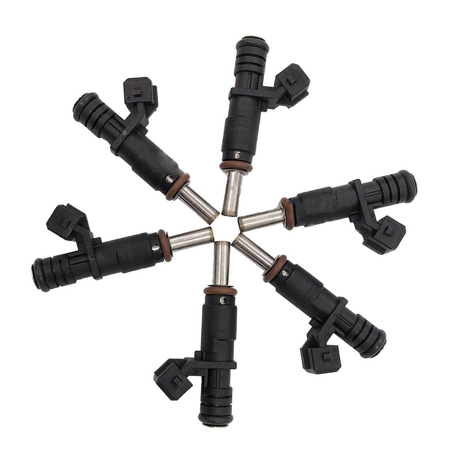6pcs Fuel Injectors Replacement for BMW 128i 328i X3 X 5 Z4 525i 2.0L 2006-2012