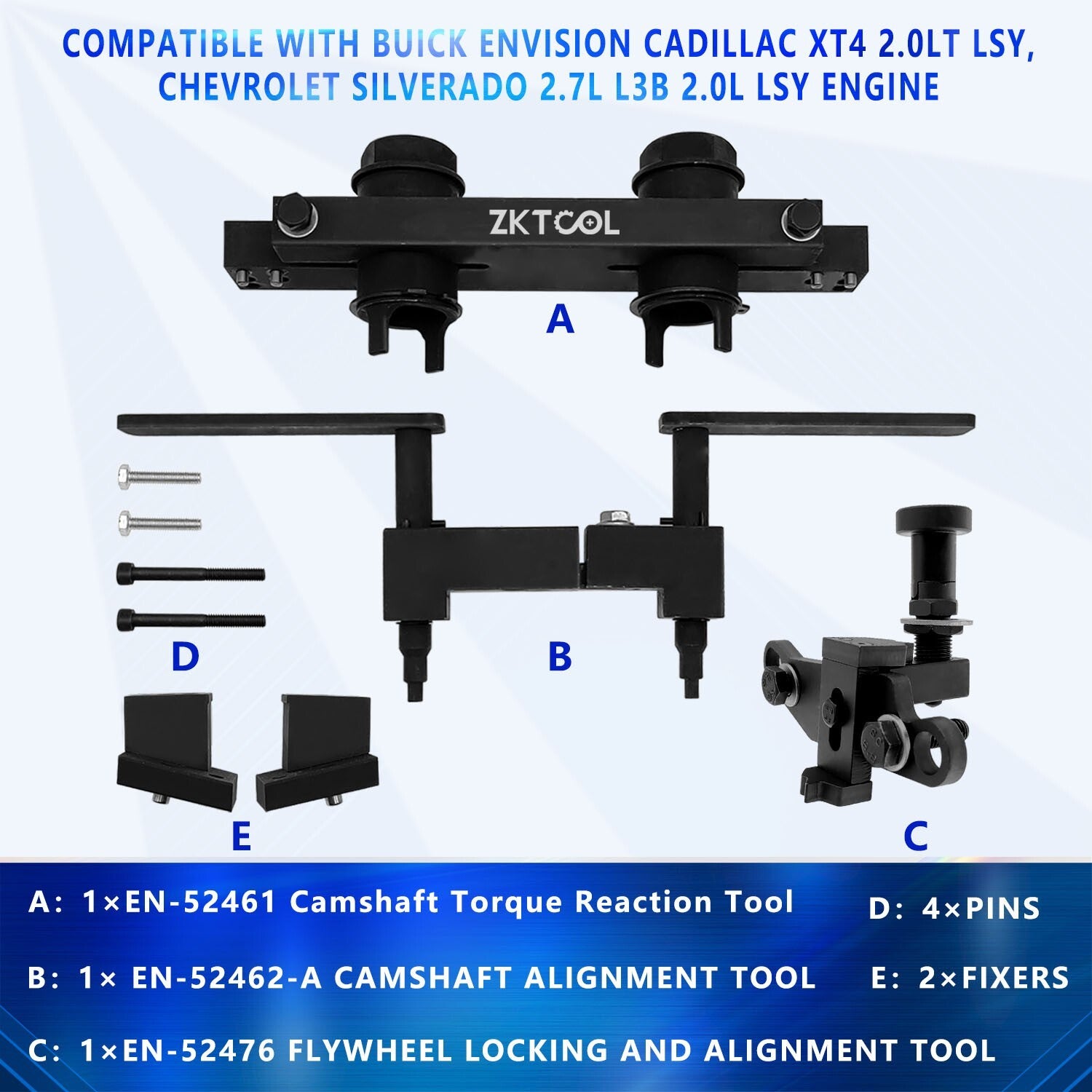 Timing Tool for Buick Envision for Cadillac XT4 2.0LT LSY for Chevrolet Silverado 2.7L