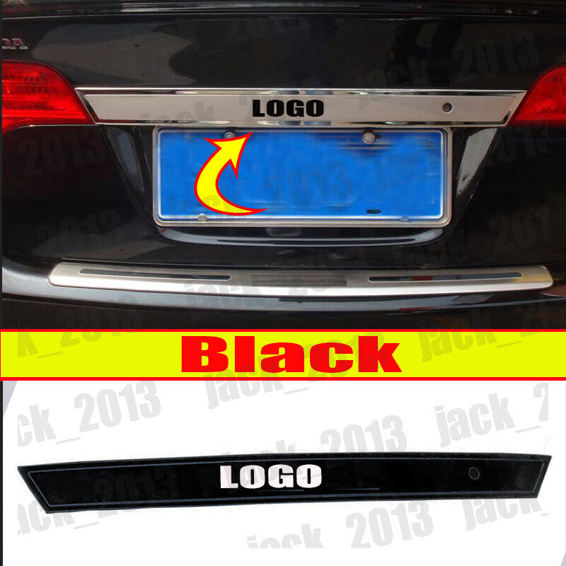For 06-11 for Honda for Civic Black Rear Tailgate Trunk Hatch Lower Moulding Cover Trim