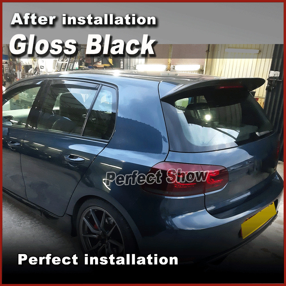 Gloss Black Rear Roof Spoiler Wing for Volkswagen for Golf 6 VI MK6 R20 GTI 2010-13