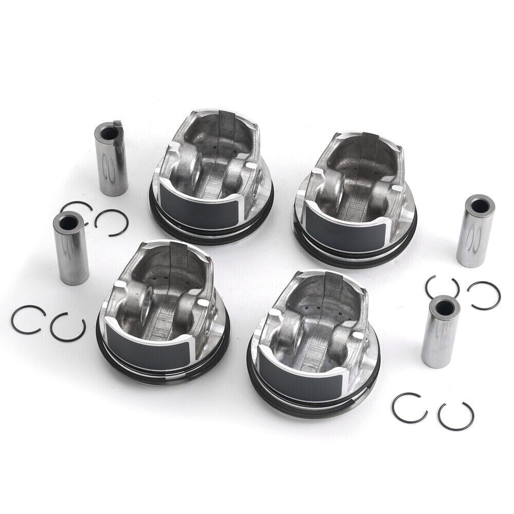 Engine Rebuild Overhaul Gasket Seals Kit w/Pistons Rings Fits for Benz C200 C250