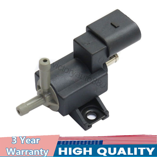 One-piece turbocharger acceleration pressure solenoid valve 06F906283F suitable for Audi and for Volkswagen Beetle.