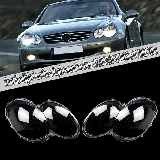 Headlight lens cover for Mercedes-Benz W230 R230 SL500 SL600 2003 - 2008