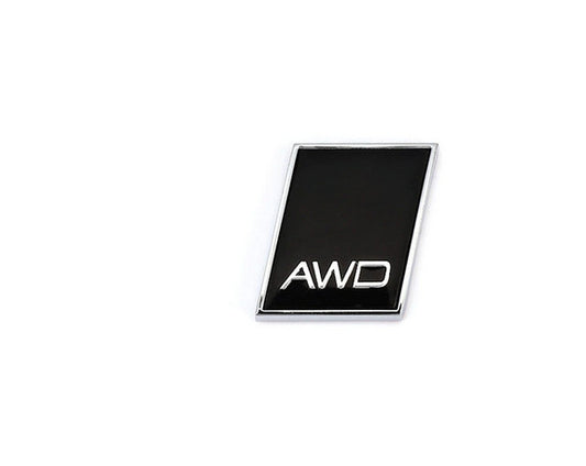 Suitable for Volvo boots, rear trunk badge stickers, decals, letter badges, AWD, black, brand new