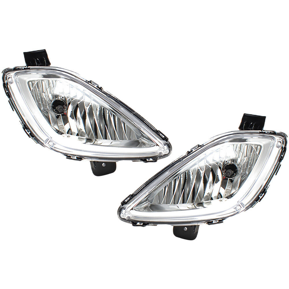 Fit For 2011 2012 2013 for Hyundai for Elantra 4-Dr Front RHLH Bumper Fog Light Cover