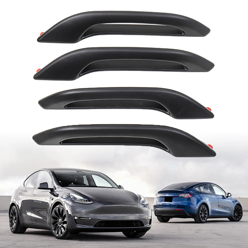 4X for Tesla for Model Y 3 Matt Black Antifreeze Car External Door Handle Protector