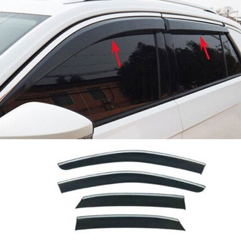 4P Window Visor Vent Rain Wind Guard Shade Trim for Lexus RX 350 350h 500h 23-24