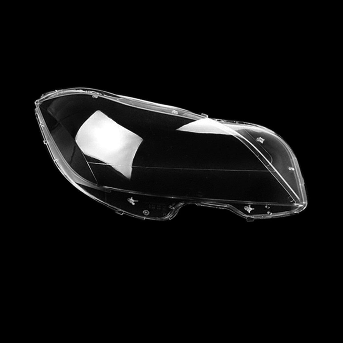 Dual transparent headlight protective lens cover for Mercedes-Benz CLS W218 (2010, 2011, 2012, 2013, 2014)