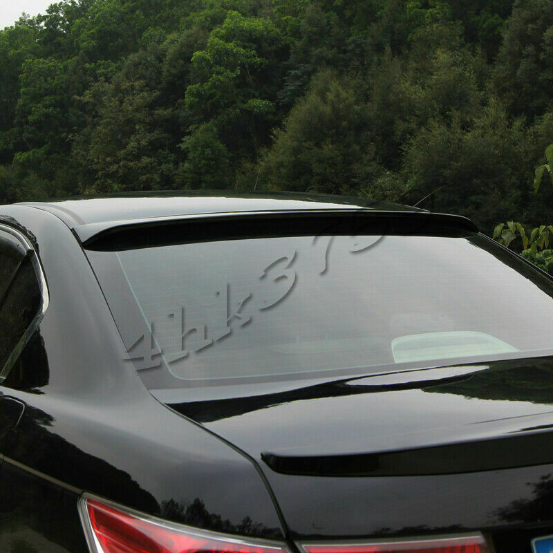 for Honda Accord 2008-2012 Glossy Black Rear Window Roof Lip Spoiler Visor Wing