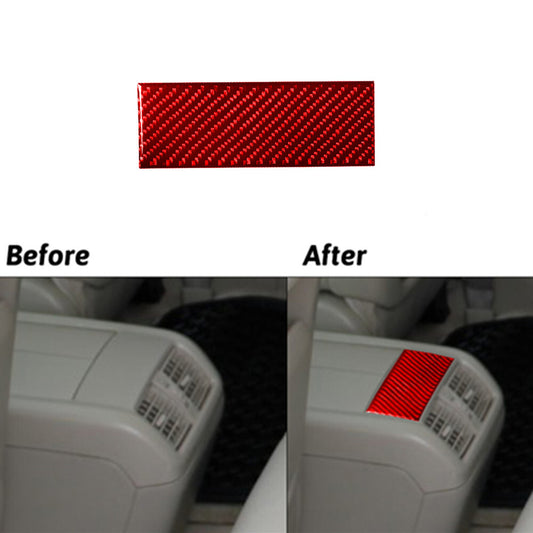 Red Carbon Fiber Floor Console Trim for LEXUS RX330 2004-2006 RX350 2006-2009