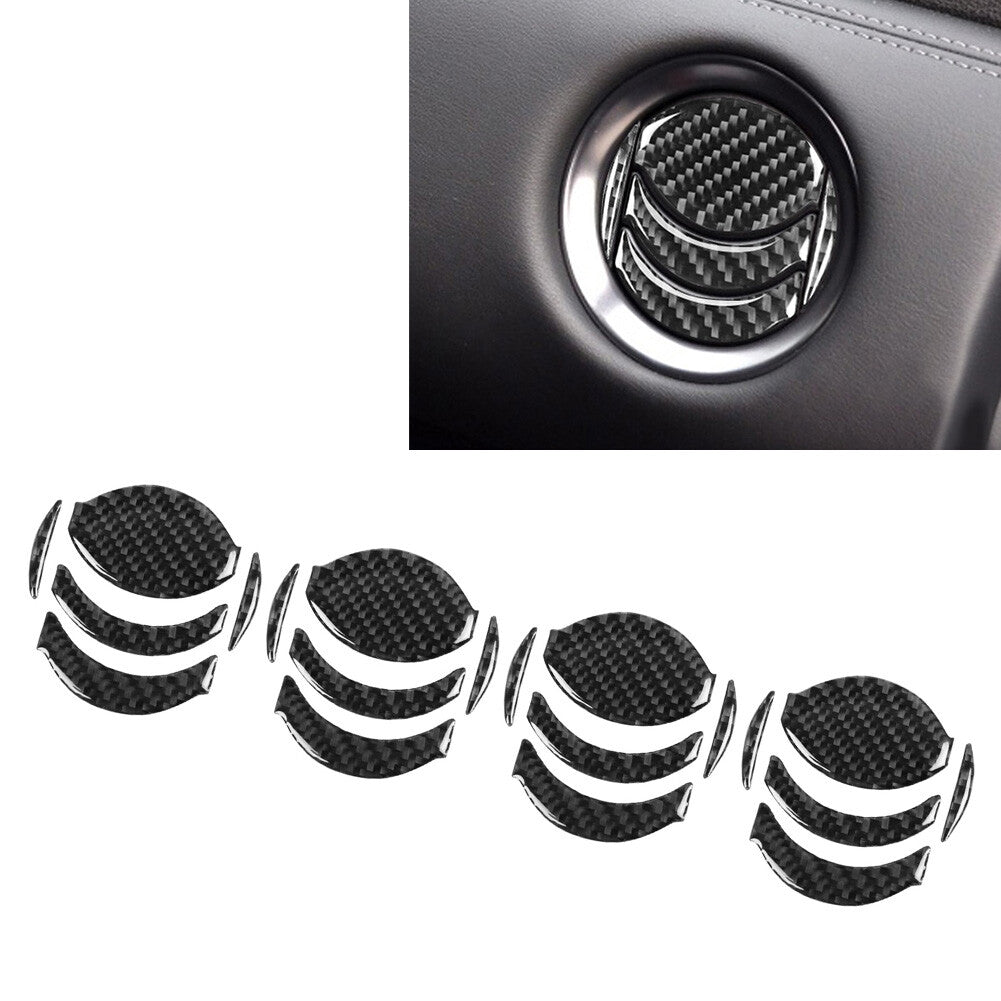Central Control Air Vent Outlet Cover Trim for Nissan GTR R35 2008-2016 Black