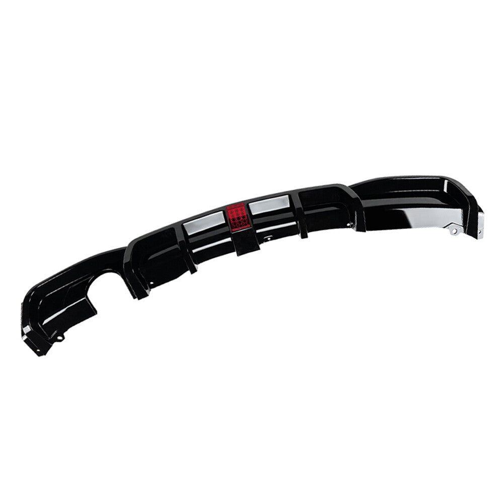 Rear Bumper Protector Spoiler Lip w/light for BMW 3 Series F30/31 M Sport 12-19