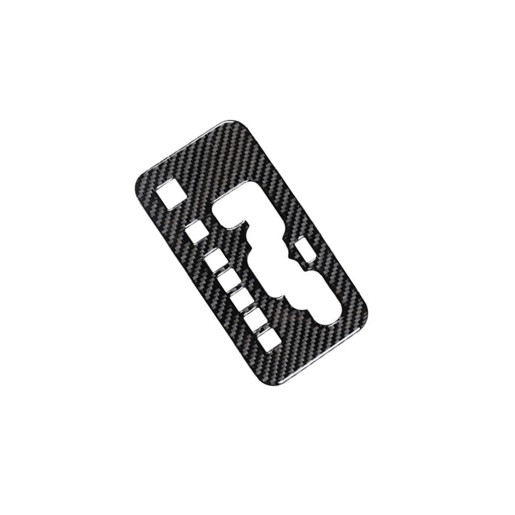 Carbon Fiber Inner Center Gear Shift Panel Cover Trim for Jeep Liberty 2008-2012