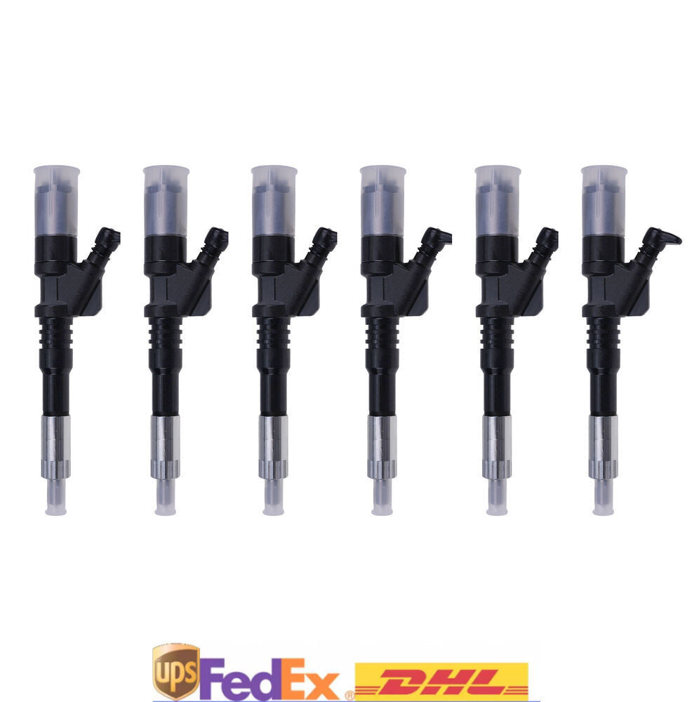 6X Common Rail Fuel Injector Assembly 6156-11-3100 for Komatsu SA6D125E Engine