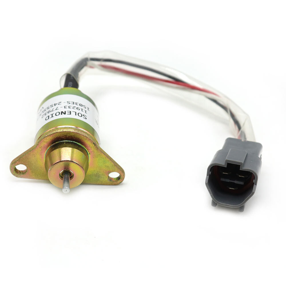 New Fuel Diesel Shut Off Shutdown Solenoid 119233-77932 For John Dere Tractor