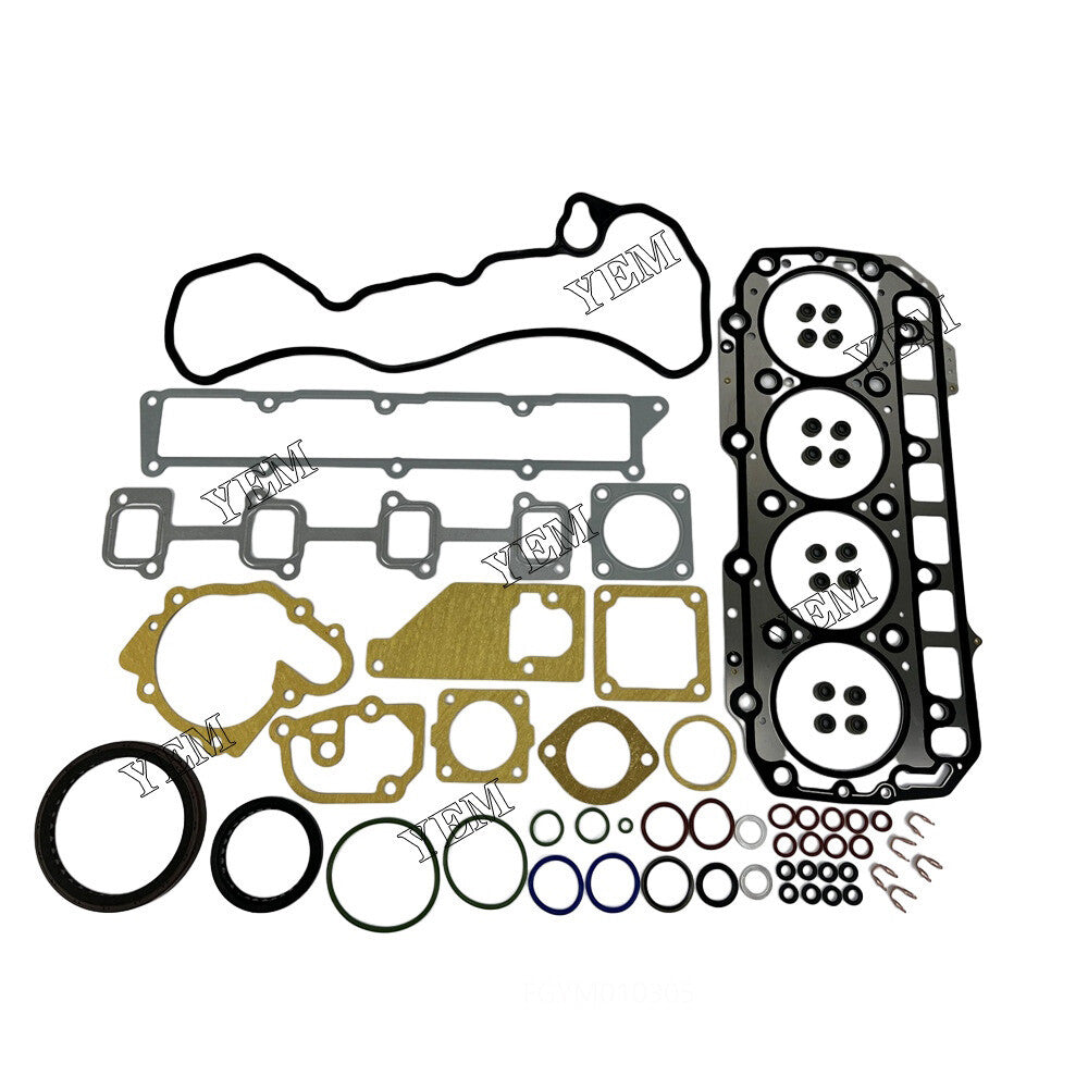 4TNV94 gasket kit with head gasket BH5444E suitable for Myanmar engines.