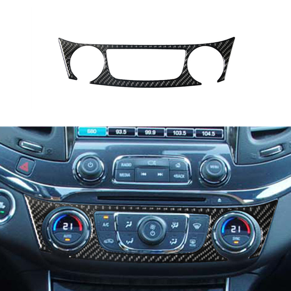 Air Conditioner Buttons Panel Trim Cover Carbon Fiber for Chevy Impala 2014-2020