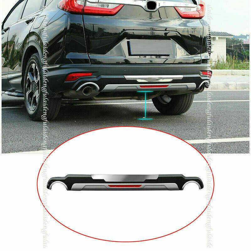Rear Bumper Diffuser Splitter Spoiler Board Guard for Honda CR-V CRV 2017-2019