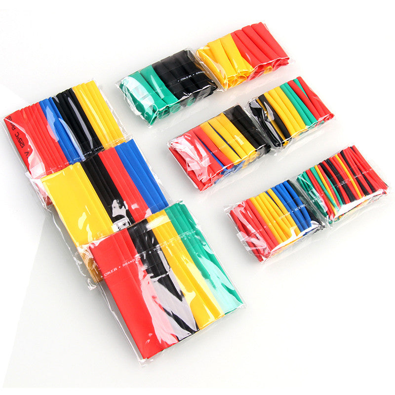 328x Car Polyolefin Heat Shrink Tubing Tube Sleeve Wrap Wire Insulation Sleeving