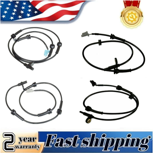 4 ABS wheel speed sensors: front, rear, left. Applicable to: for Nissan Sentra 2007 - 2012