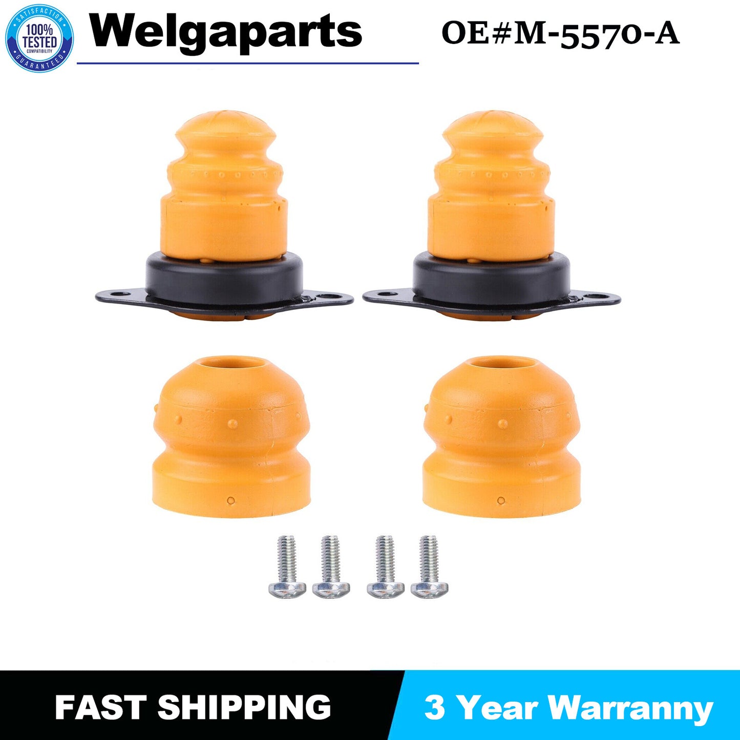 for Ford Racing M-5570-A for Mustang Jounce Bumper Kit Rear Bump New