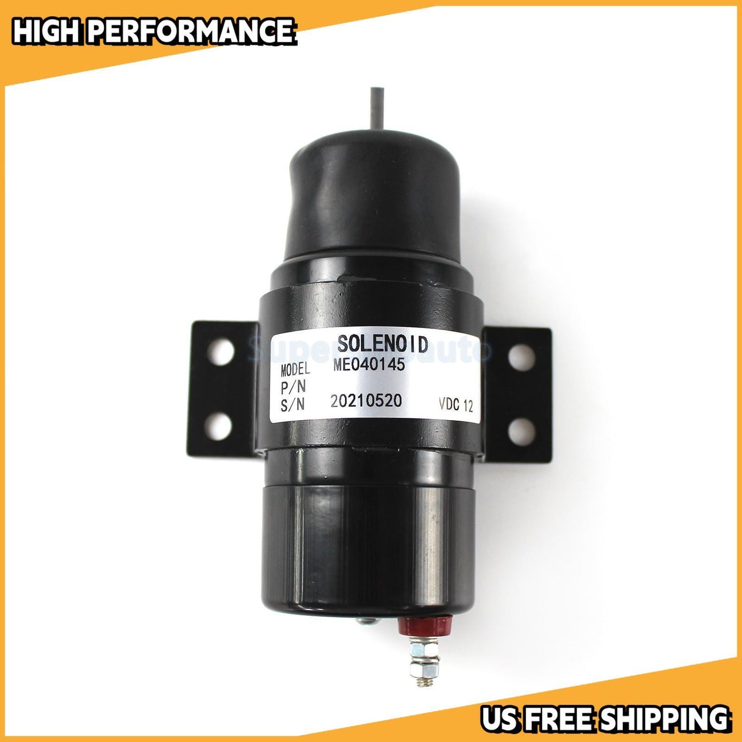 Excavator 12V Stop Solenoid Valve 053400-7100 Fit for 053400-4290 053400-6310