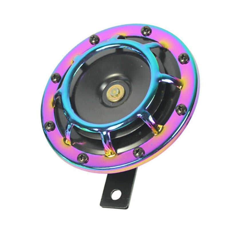 1Pcs Motorcycle 110DB Colorful Super Loud Compact Electric Horn Speaker