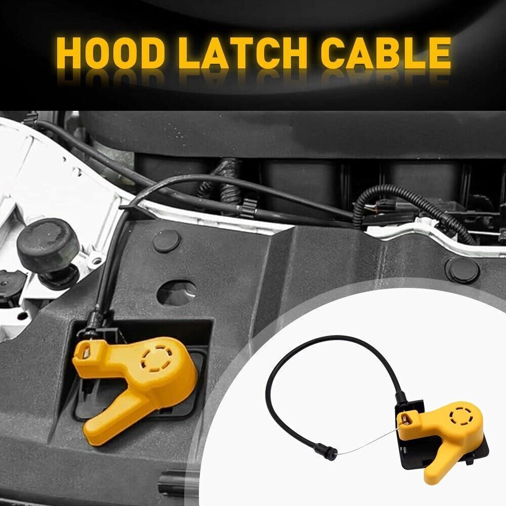 CV6Z16A770A Hood Latch Release Pull Cable Handle Lever for Ford Focus 2012-2018