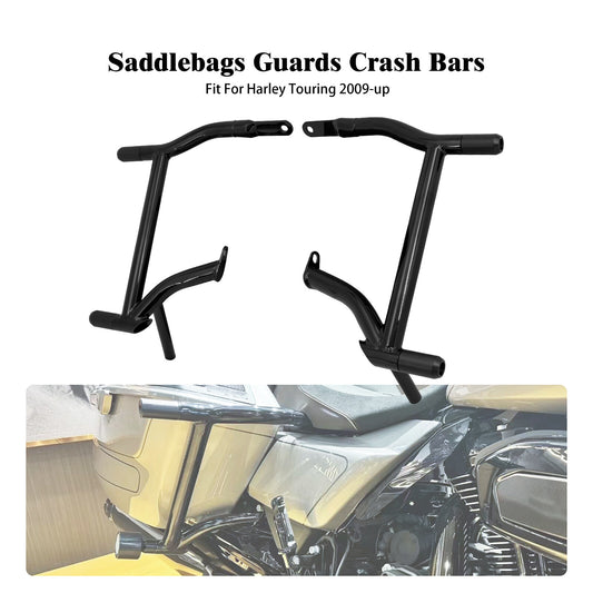 Saddlebags Guards Crash Rails Bars for Harley Touring Road Street Glide 09-2023