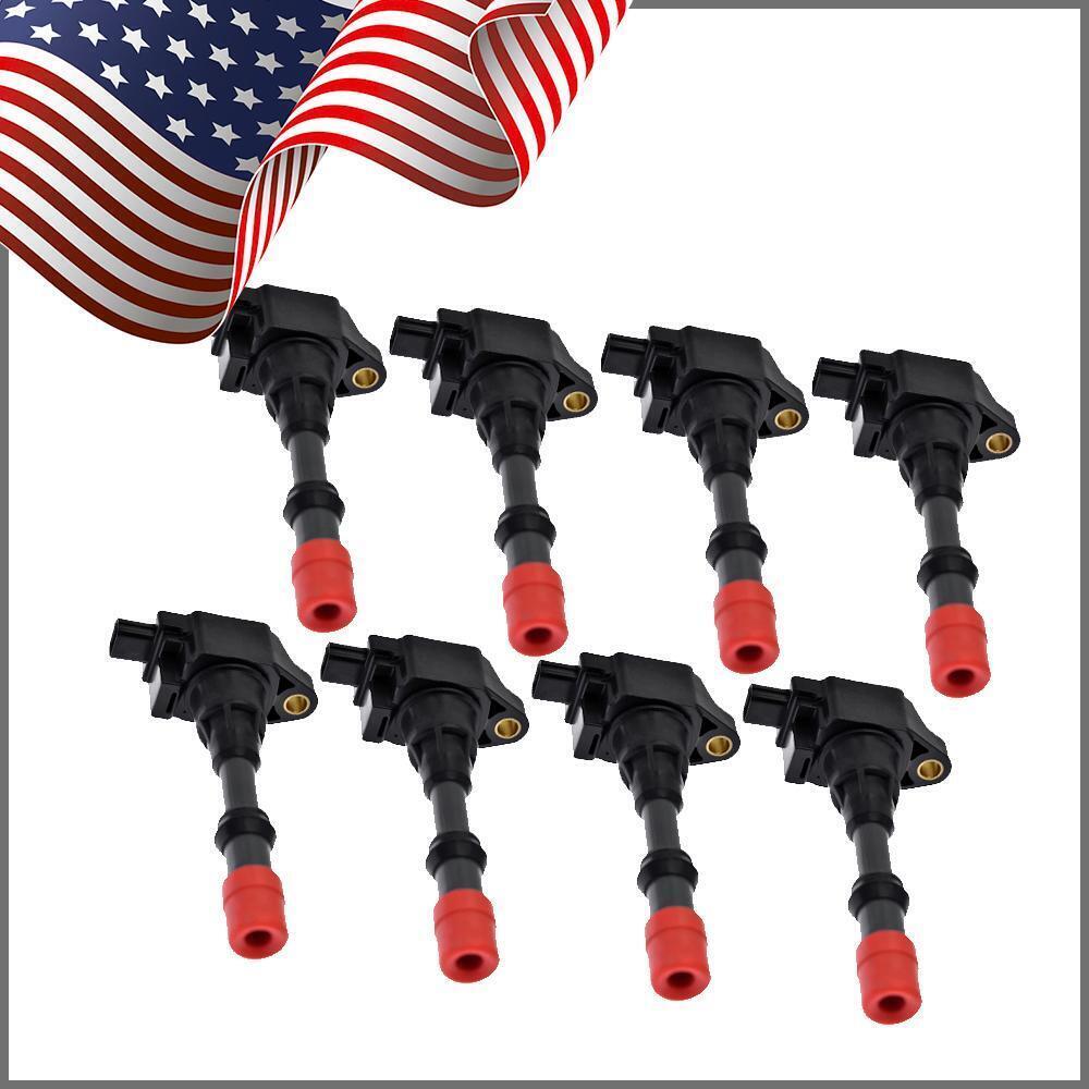 Set of 8 Ignition Coils For 2003-2011 for Honda for Civic Hybrid 1.3L 30520-PWA-003