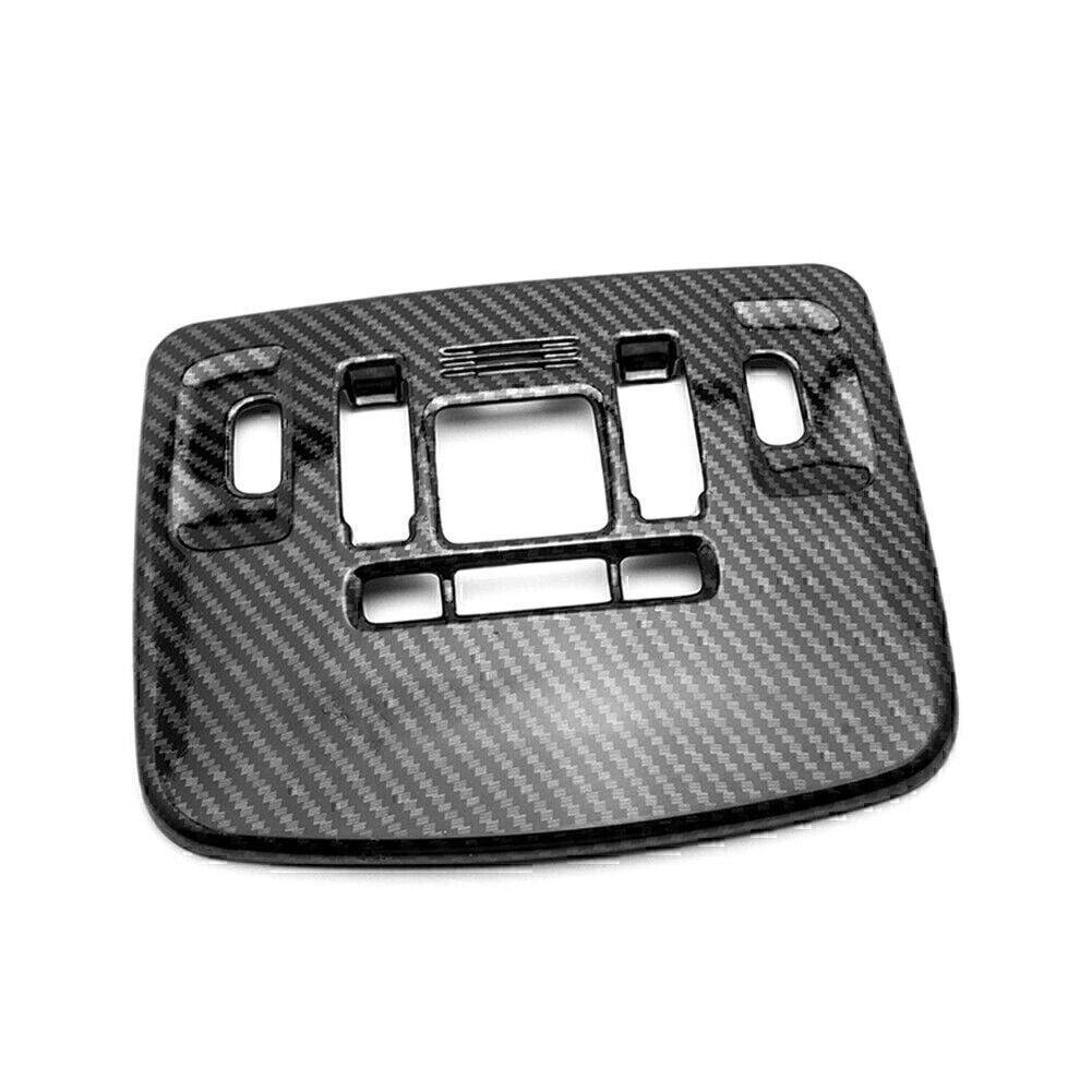 Front Reading Light Lamp Cover Trim for Toyota for Camry 2018-2019 Carbon Fiber ABS