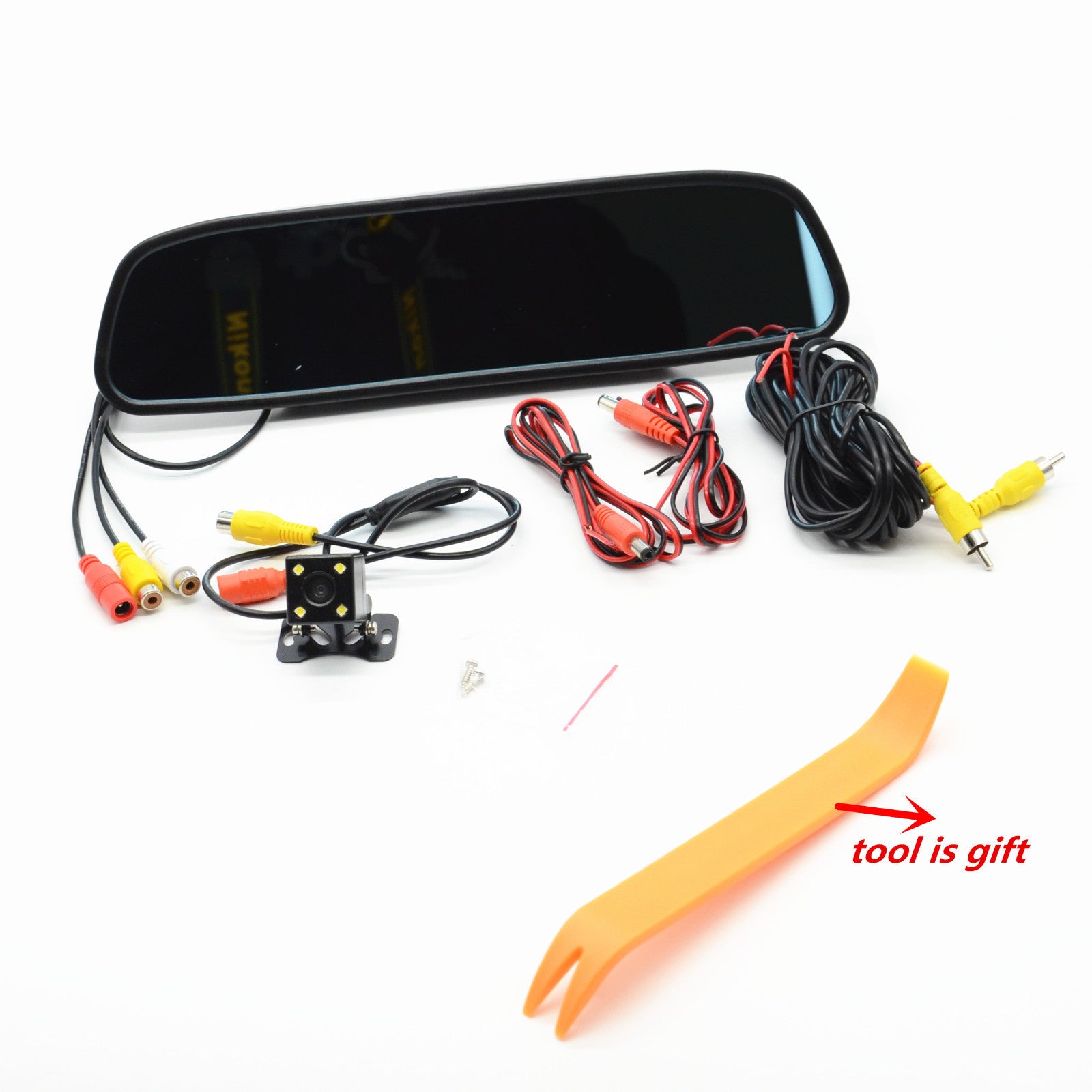 LCD Car Rear View Mirror Monitor LED Reverse Backup Camera Kit