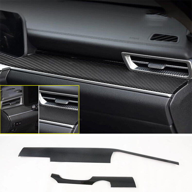 for Kia K5 2021-2023 Carbon Fiber interior Console Dashboard Stripe Cover Trim