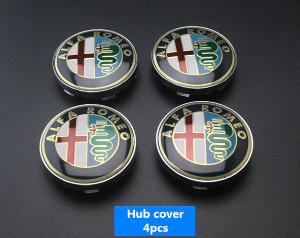 2-Piece Bonnet Trunk Boot Badge Sticker Logo for Cadillac Car Cover - Silver