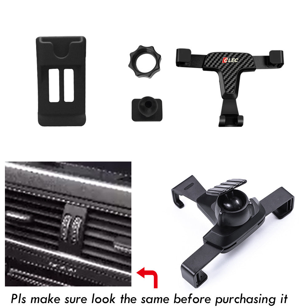 Carbon fiber printed gravity adjustable phone holder suitable for 12-18 for Audi Q5