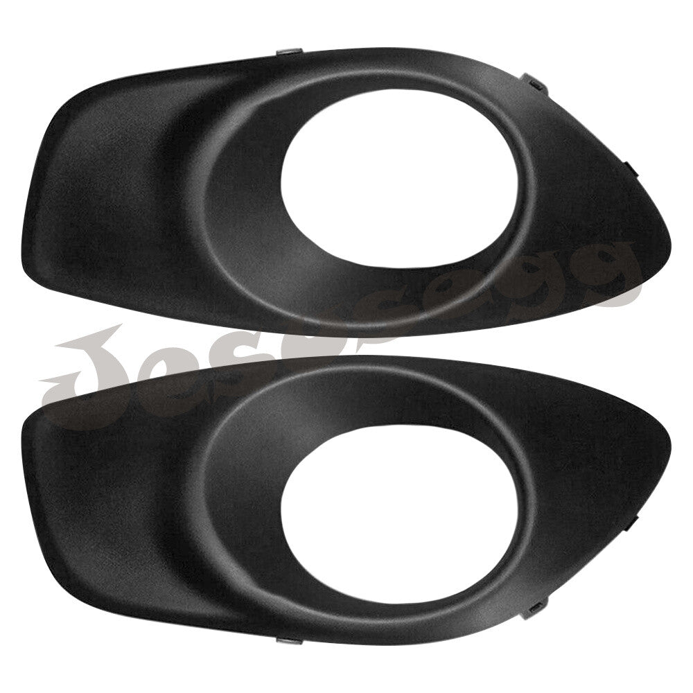 Pair Unpainted Fit for HYUNDAI Santa Fe 2010-12 Fog Light Lamp Cover Left+Right
