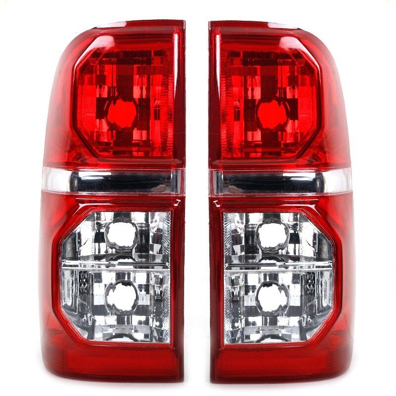 A pair of taillight and brake light strip wiring harnesses for Toyota Hilux 2005-2015 (without bulbs).