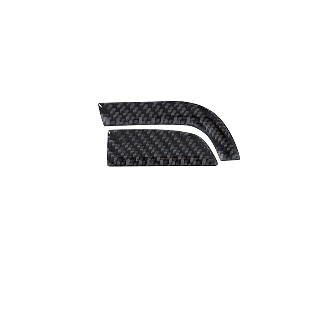 2X Carbon Fiber Driver Side Decorative Cover Trim for Porsche 718 2016-2022
