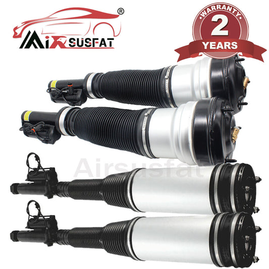 4pc for Mercedes W220 S Class 2WD Front Rear Air Suspension Shock Strut 1998-06