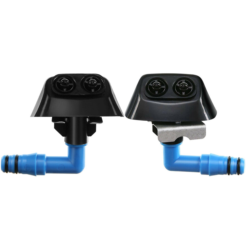 Pair Front Headlight Washer Nozzle Fits For 2004-11 for Saab 9-3 12803972 12803973