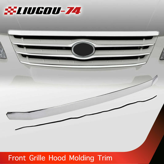 Front grille chrome trim 75770AC010 range hood molding kit suitable for 05-10 for Toyota for Avalon