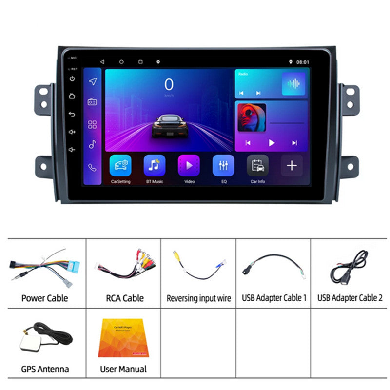2 Din Android Car Radio Multimedia Video Player for Suzuki SX4 9 GPS Navigation