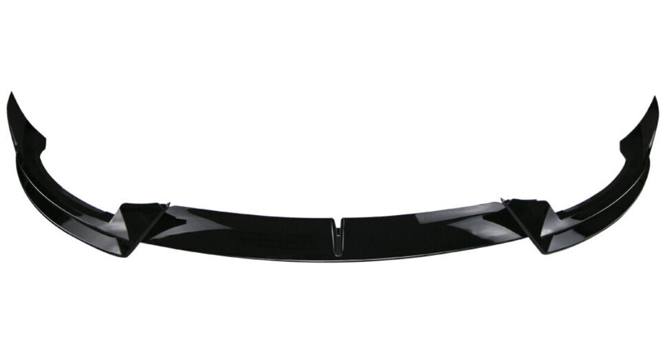 Front Bumper Lip Spoiler Splitter Glossy Black ABS for Tesla Model 3 2017-2023