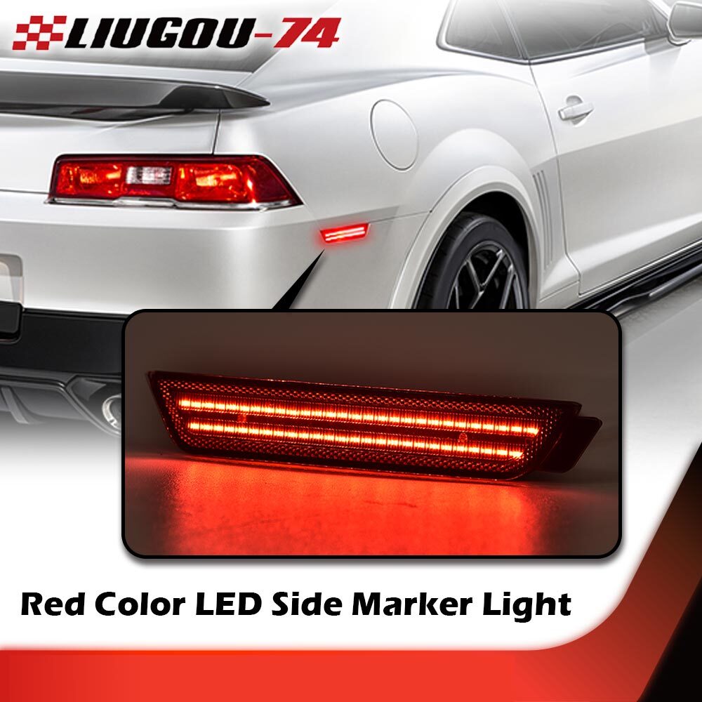 Suitable for 10-15 for Chevrolet Camaro rear fender LED side marker lights and smoke camera - brand new