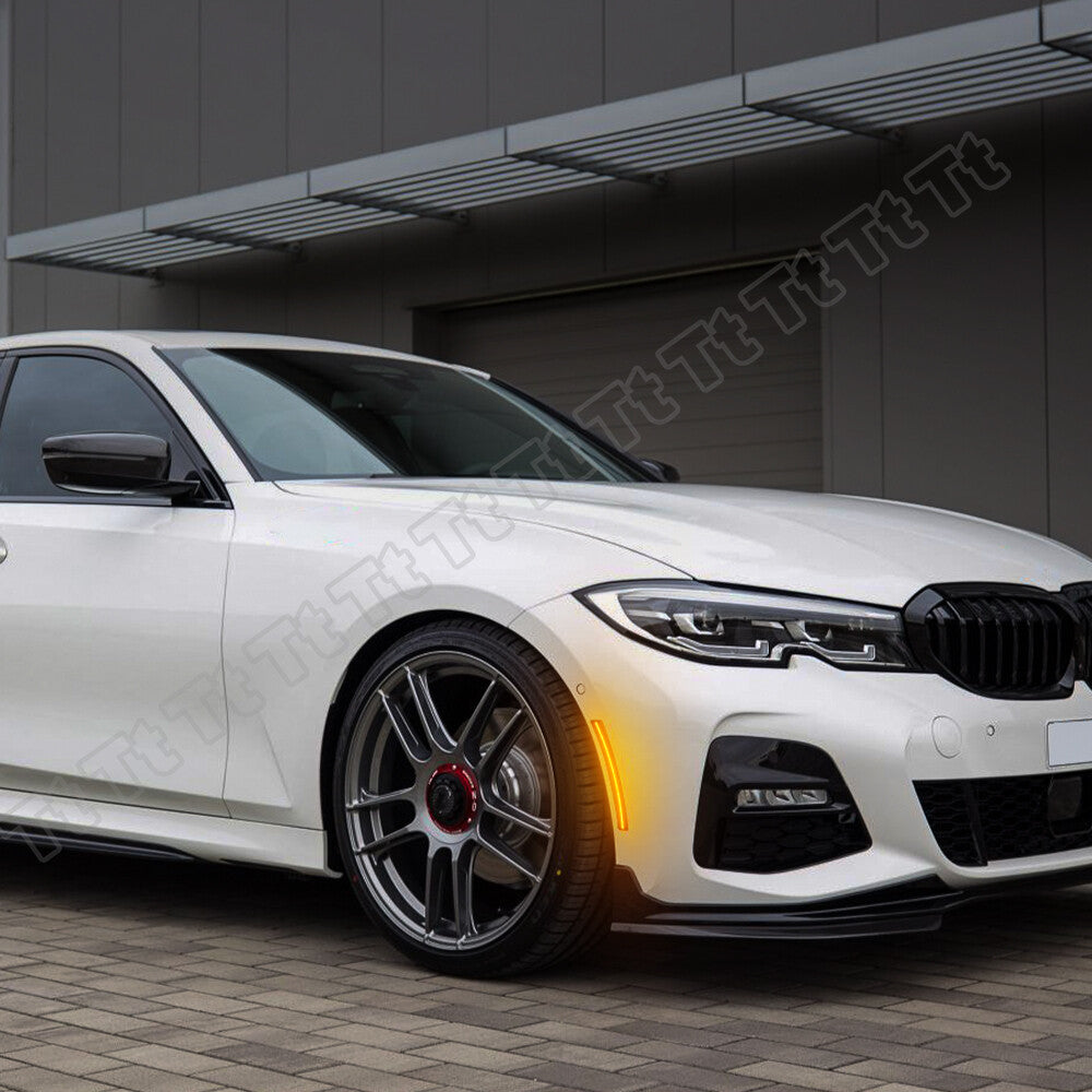 Smoked front LED side marker reflectors suitable for 2014-2020 for BMW F80 M3 F82 F83 M4