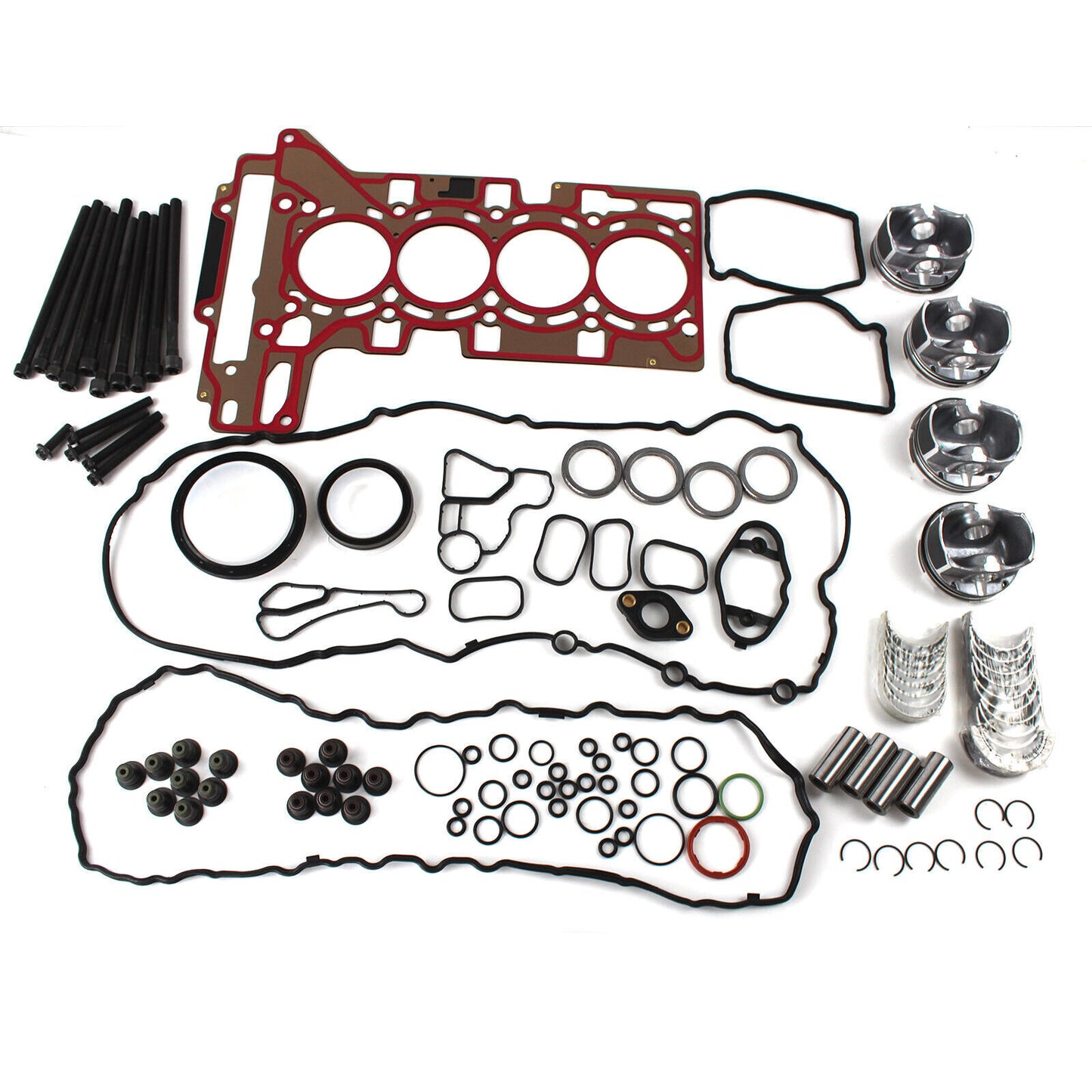 Overhaul Rebuild Gaskets kit CR 10:1 N20 N26 for BMW X3 X4 228i 428i 2.0