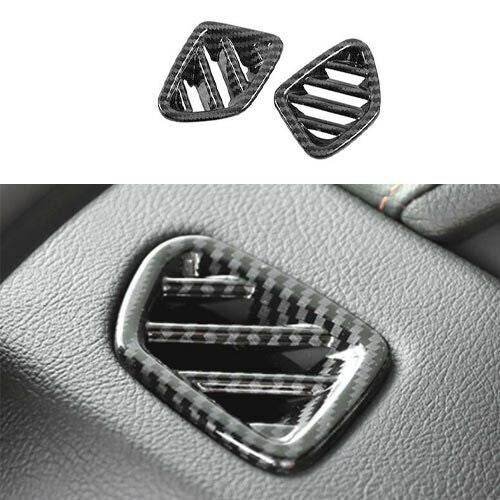 for Cadillac CT4-V CT4 AC L&R Air Outlet Vent Frame Dash Carbon Fiber 2020-2023